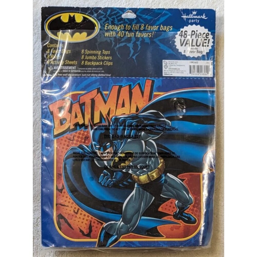 DC Comics BATMAN Mega Mix Birthday Party Favor Pack Supplies 48 Pieces 8 Guests